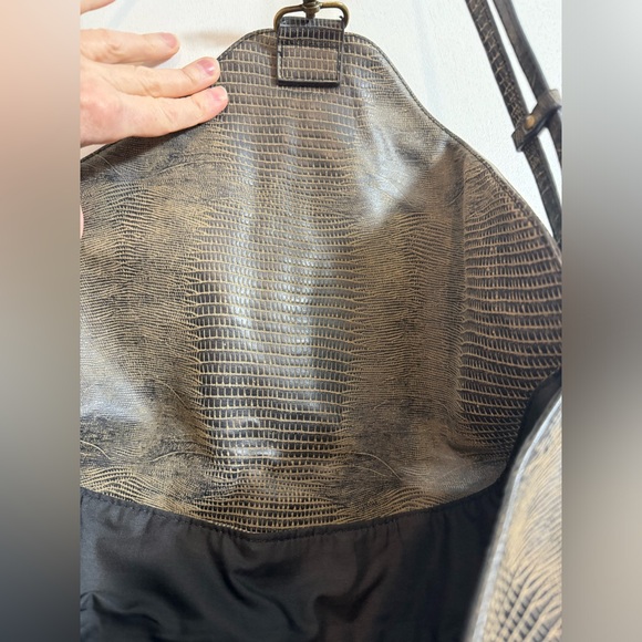 Deena & Ozzy Reptile Hobo Bag - Picture 6 of 16